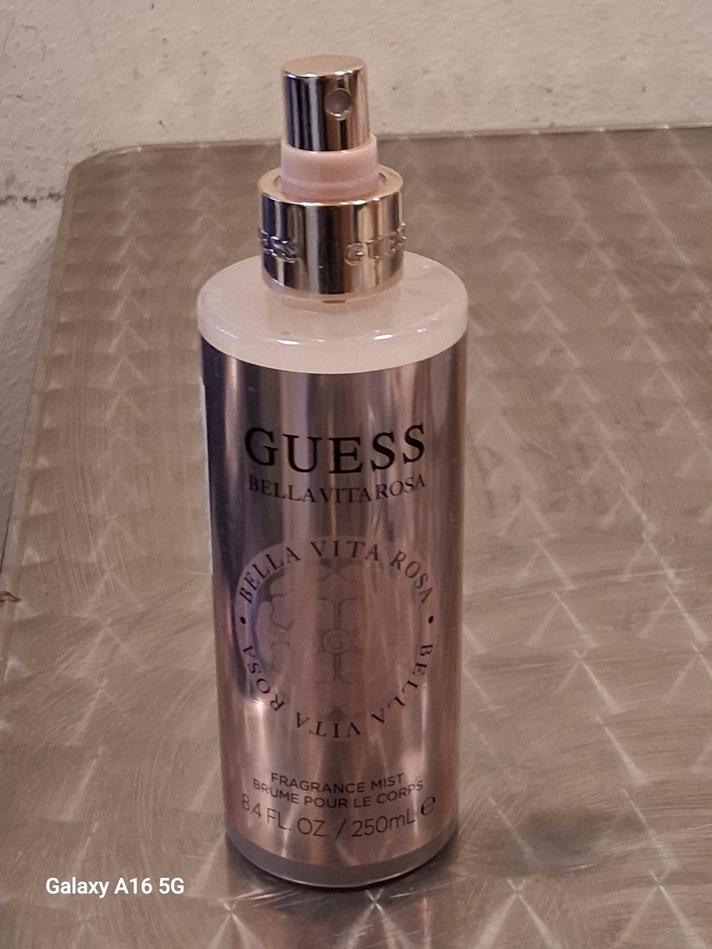 Guess Bella Vita Rosa Fragrance Mist - Pink Shimmer Bottle
